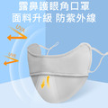 開孔透氣冰絲口罩 臉部防曬/3D立體面口罩_1