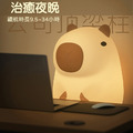 特價~卡皮巴拉夜燈 水豚燈 矽膠拍拍燈 伴睡燈 (USB充電)_3
