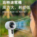 CYKE手持風扇 小風炮100檔調速 風速/電量數顯(USB充電)_5