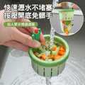 仙人掌水槽過濾籃 菜渣過濾器 一鍵開蓋濾網