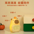 卡皮巴拉鬧鐘小夜燈 水豚君電子鬧鐘燈(USB充電)_5