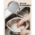 304不鏽鋼斜底瀝水盆 多功能洗米/洗菜盆_3