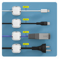 磁吸線材收納器 彩色理線器 充電線/插頭(6入裝)_2