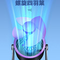 特價~旋鈕100檔桌面循環扇 掛立兩用風扇 (USB充電款)_4