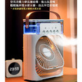 噴霧夜燈風扇 桌面水冷扇 冰霧電扇(USB插電款)_3