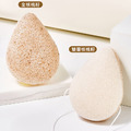 2入★蒟蒻洗臉撲 核桃籽魔芋潔面撲 天然去角質海綿_6