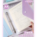A4活頁文件夾 資料夾收納袋 (文件夾1+文件袋4入)_5