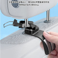 車用隱藏掛勾 椅背後座雙勾 環扣鎖緊枕柱_3