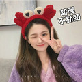 明星同款★可愛洗臉髮箍 毛絨頭箍/頭飾_3