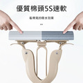 2入★寬口膠棉拖把頭28cm 對折擠水海綿拖把配件_2