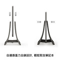 重力式筆電豎立放置架 夾式平板座 iPad/MacBook_4