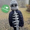 恐龍骨架頭套 中華恐龍骨架 cosplay搞怪道具_1