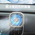 USB車用風扇 汽車出風口小風扇 後座電扇/夜燈(USB直插)_1