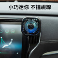 USB車用風扇 汽車出風口小風扇 後座電扇/夜燈(USB直插)_2