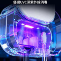 智能感應牙刷消毒盒 紫外線消毒+風乾+烘乾_2