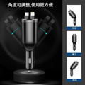 AHEAD 2伸縮線 點煙器擴充座 五合一快充 PD車充_6