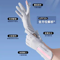 UV防曬/涼感手套 安全反光條/露指可觸控騎車手套_4
