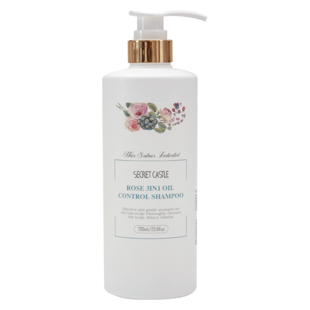700ML沙龍玫瑰控油洗髮精