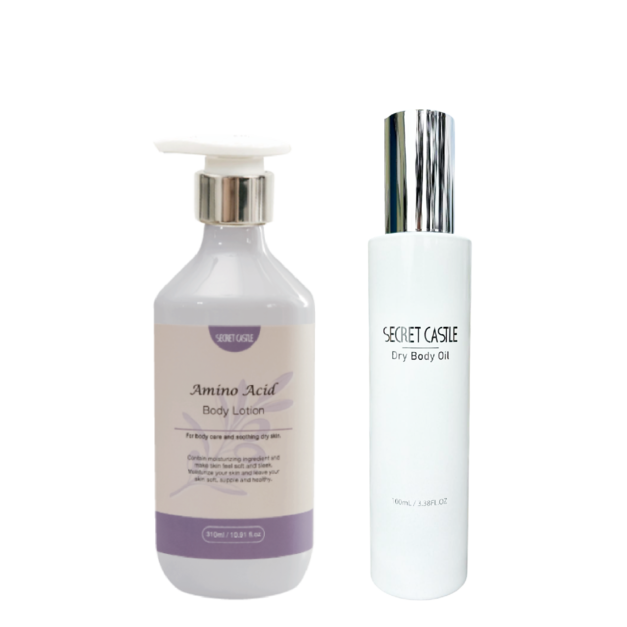 胺基酸身體乳+極致身體保濕潤膚油