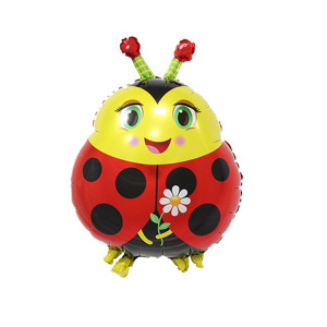 68cm 動物系列鋁箔氣球-瓢蟲