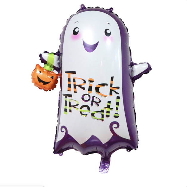 70cm 萬聖節圓形鋁箔氣球-小精靈