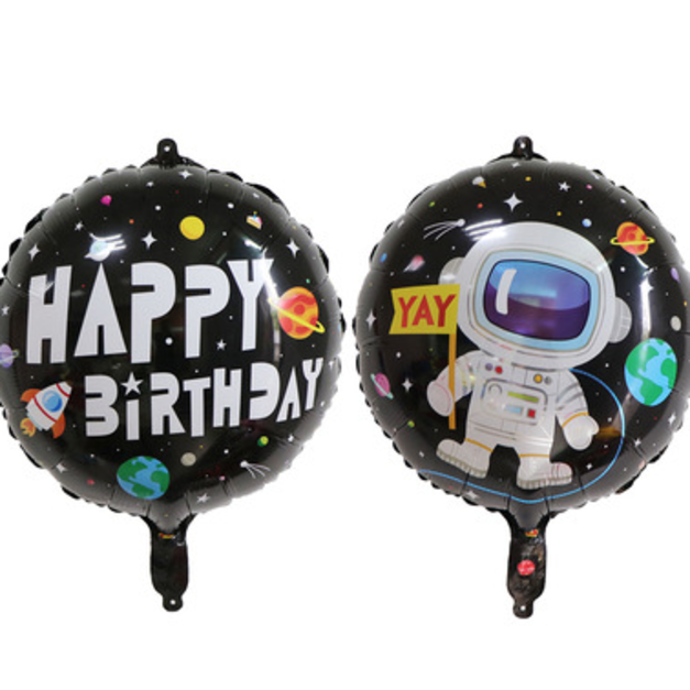 45cm太空人鋁箔氣球(雙面印刷）