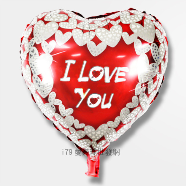 94cm愛情鋁箔氣球-雷射鑽石愛心