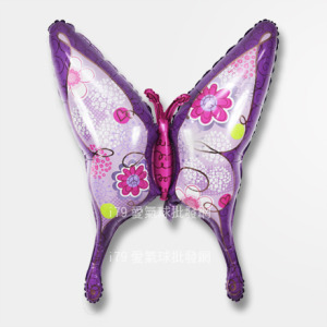 100cm 昆蟲系列鋁箔氣球-紫色燕尾蝴蝶