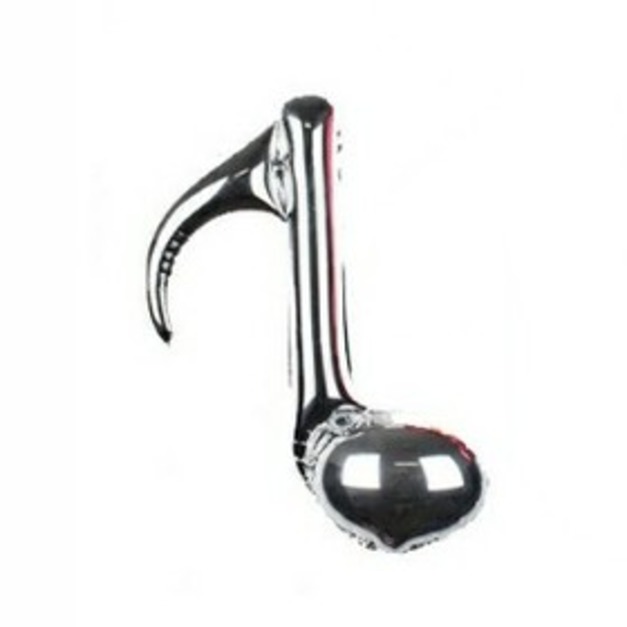 8分單音符鋁膜氣球  銀色