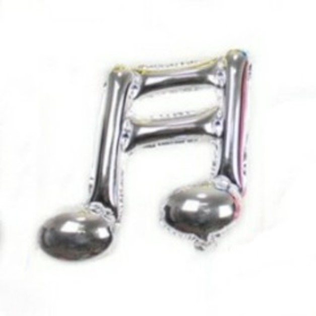 16分雙音符鋁膜氣球  銀色