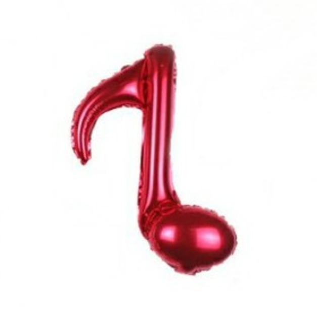 8分單音符鋁膜氣球  紅色
