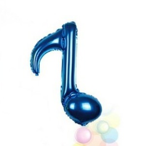 8分單音符鋁膜氣球  藍色