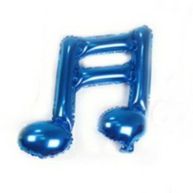 16分雙音符鋁膜氣球  藍色