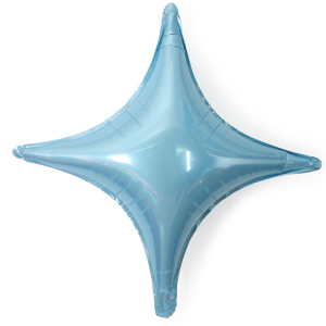 26寸四角星鋁箔球-珠光藍