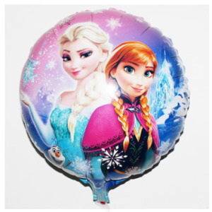 18吋 卡通系列 冰雪奇緣圓形鋁箔氣球-B款
