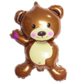 89cm小造型鋁箔-棕色招手小熊