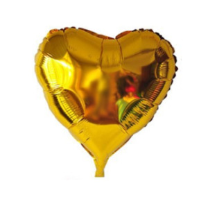 32吋愛心鋁箔球-金色