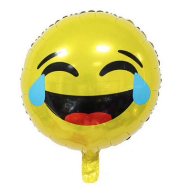 18吋表情氣球-笑哭表情