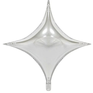 26寸四角星鋁箔球-銀色