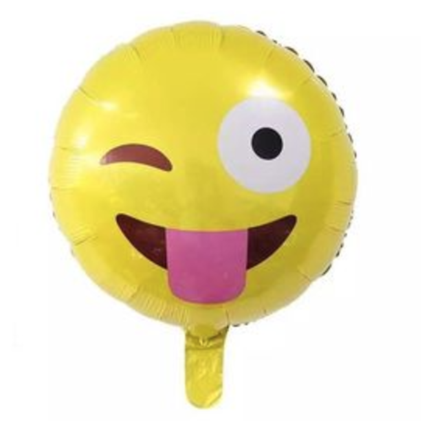 18吋表情氣球-俏皮笑臉