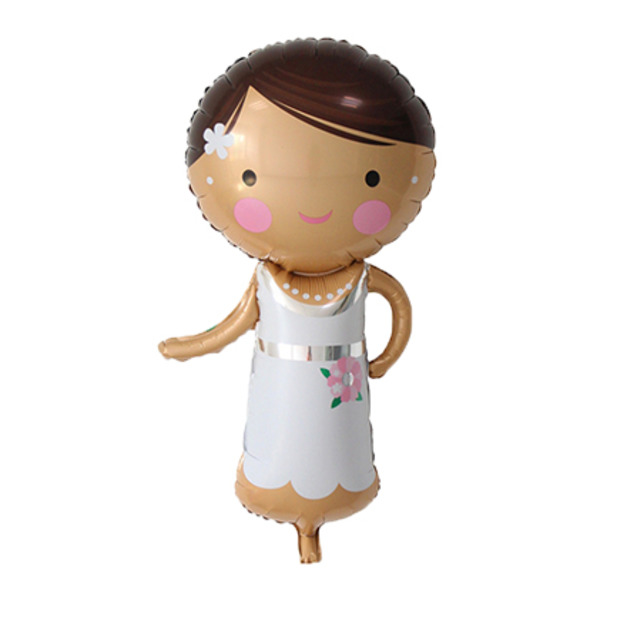 86cm 中造型鋁箔-大頭新娘