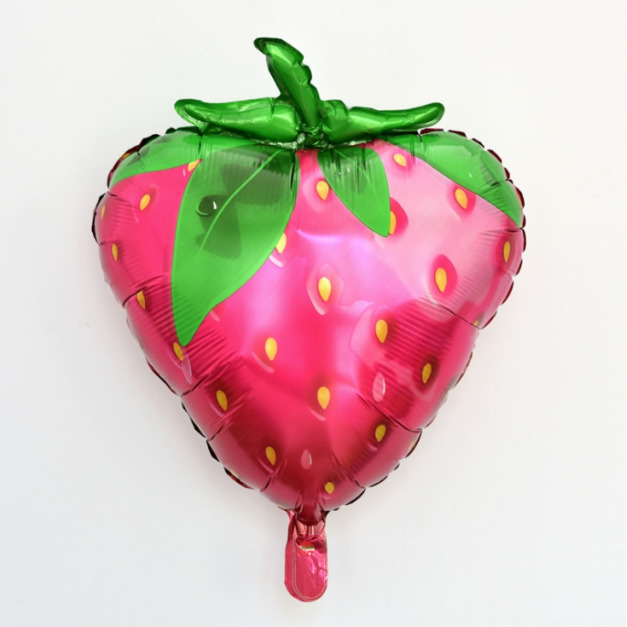 63cm 水果系列鋁箔氣球-草莓
