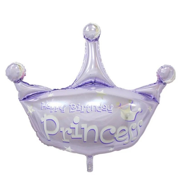 103cm 生日系列鋁箔氣球-雙色雙面皇冠