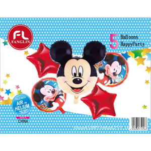 69cm 米奇氣球5件組 球束