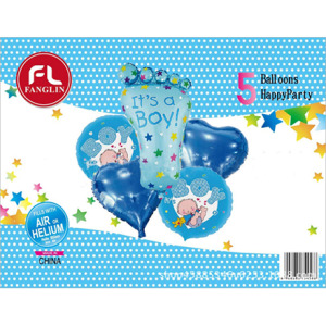 79cm 男寶寶腳丫5件組 球束