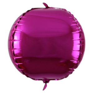 22吋4D立體圓球-玫紅色