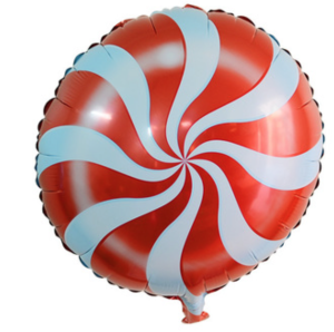 18吋圓形螺旋風車-紅色