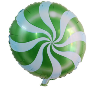 18吋圓形螺旋風車-綠色