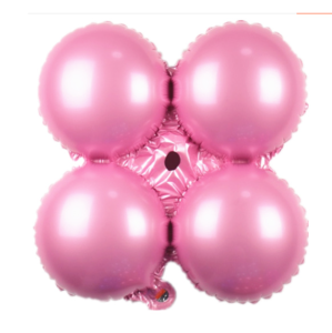 30吋四輪圓形-粉色邊緣微退色