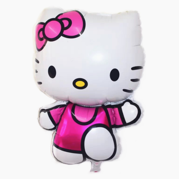55cm 卡通系列 揮手走路kitty氣球- 粉色